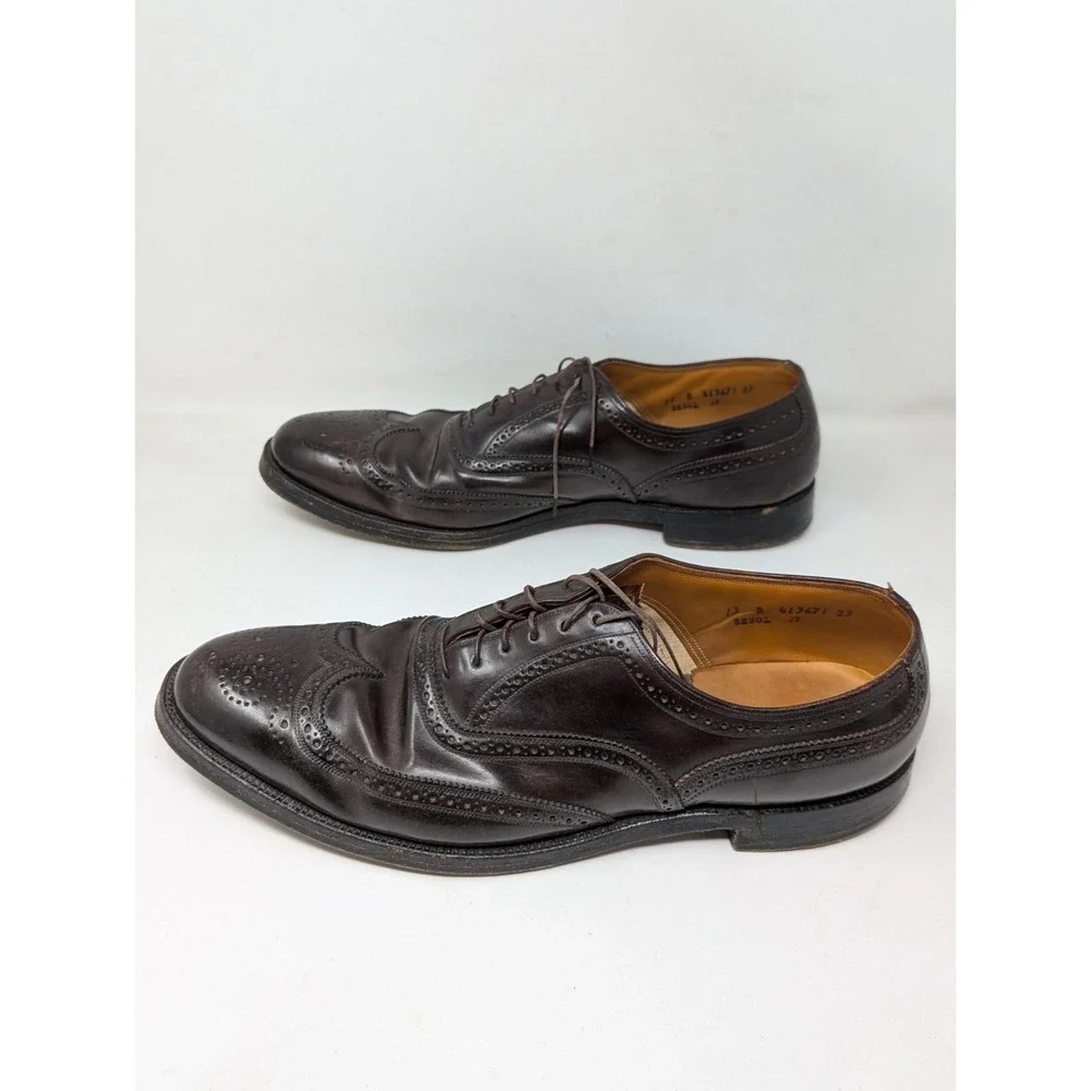 Florsheim Imperial Kenmoor Short Wingtip Shell Cordovan Shoes Men's Sz 13B 32301